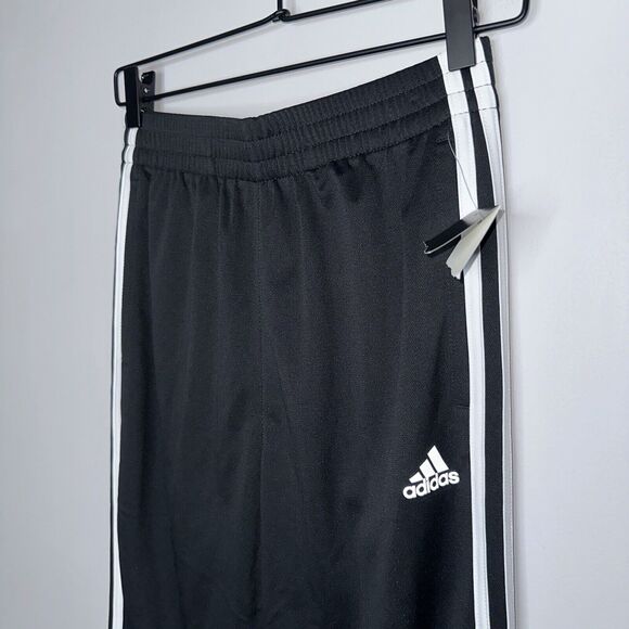 Adidas Boys Youth Black Track Pants Joggers Size Large NWT - Picture 2 of 4